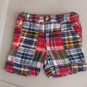 Eagle Eye madras plaid lightweight shorts